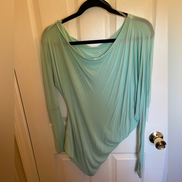 Guess by Marciano, size small, off the shoulder teal blue top - Picture 1 of 6
